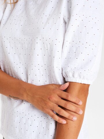 T-shirt ' NUTITUS ' NÜMPH en blanc