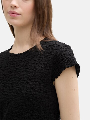 TOM TAILOR DENIM Blouse in Black