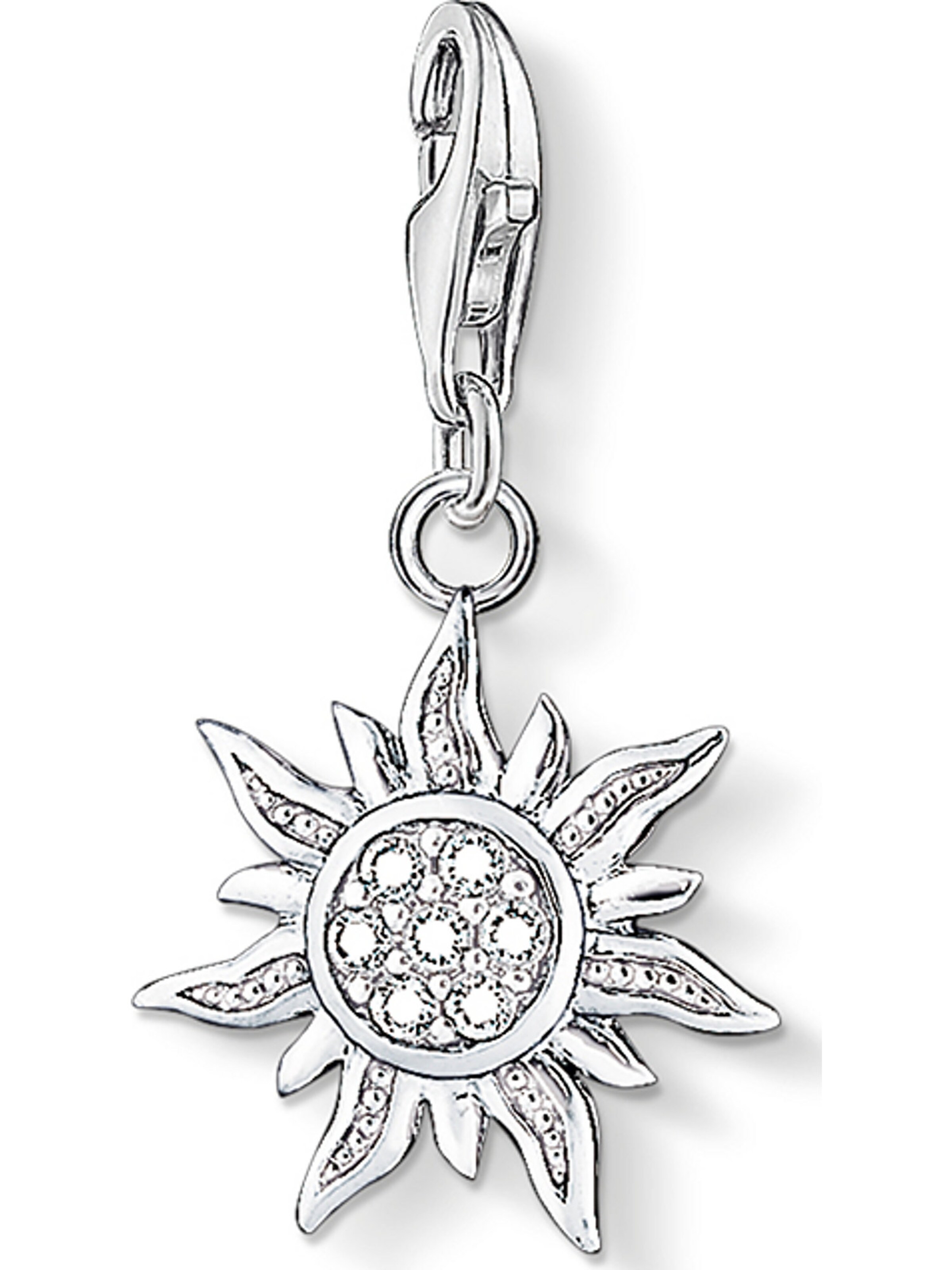 Thomas Sabo Anhänger 'Sonne' in Silber: Vorderseite