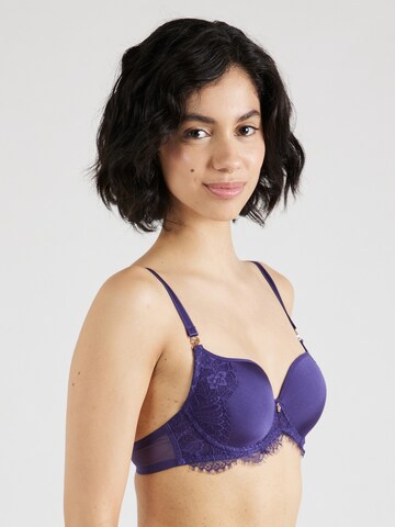 LingaDore T-shirt Bra in Blue: front