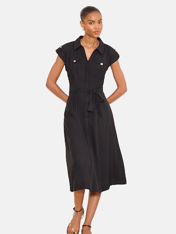 Abito camicia di Lipsy in nero: frontale
