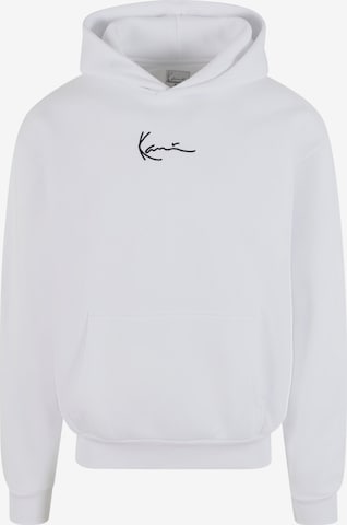 Karl KaniSweater majica 'Essential' - bijela boja: prednji dio