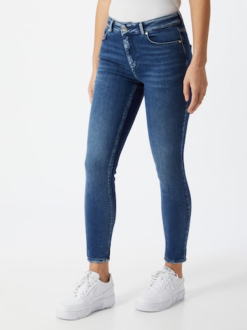 ONLY Skinny Jeans 'HUSH' in Blauw: voorkant