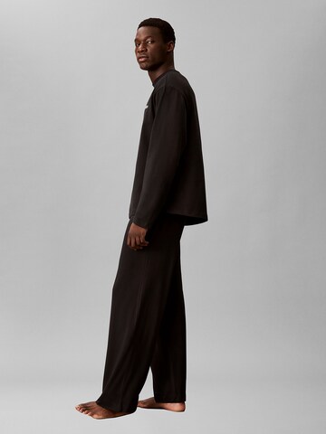 Pyjama long 'Cotton Classics' Calvin Klein en noir