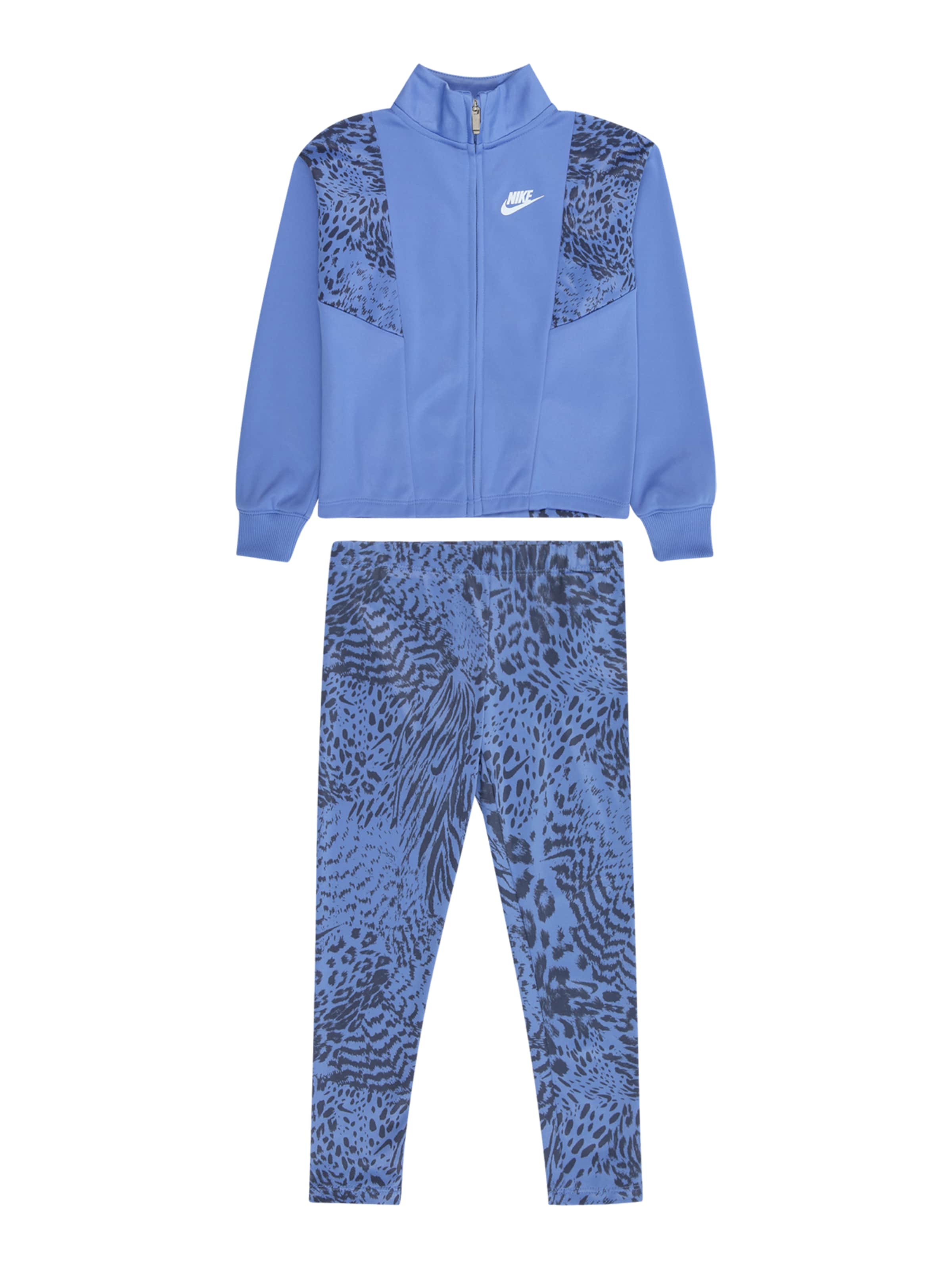 Nike Sportswear Träningsoverall 'HOME SWOOSH HOME' i blå: framsida