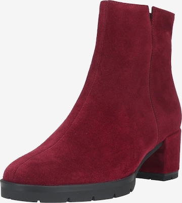 Bottines Högl en rouge : devant