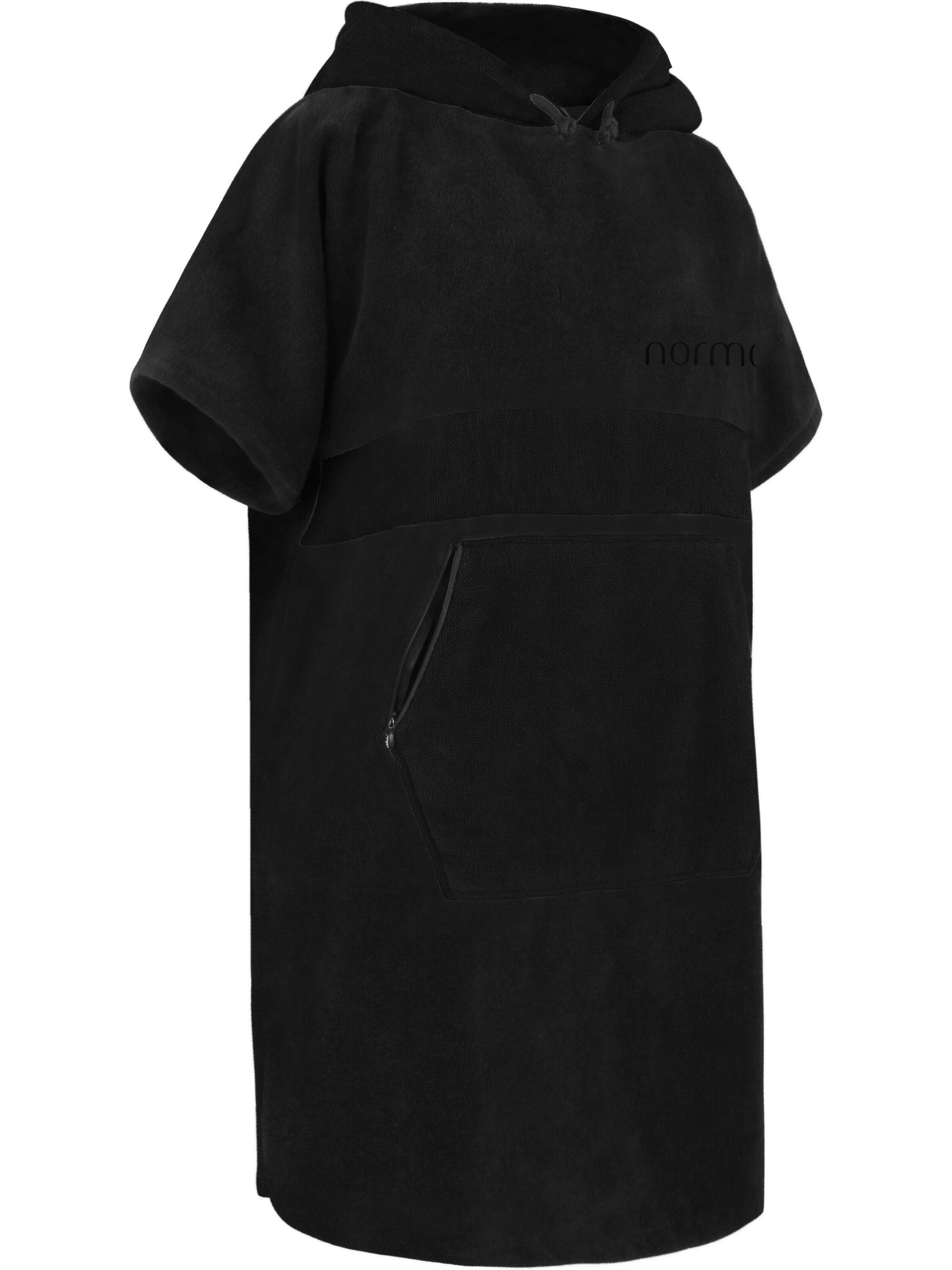 Peignoir court normani en noir