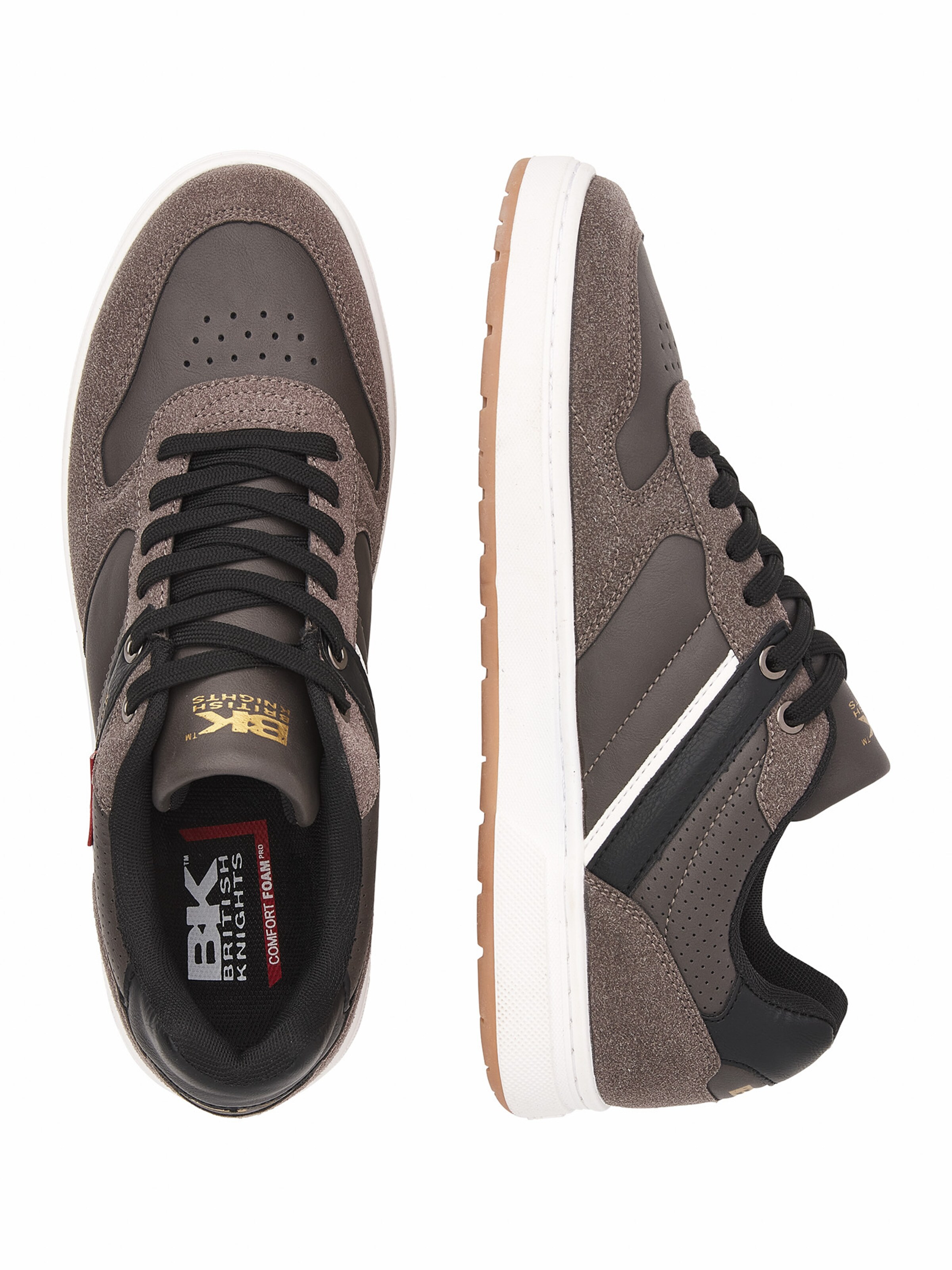 BRITISH KNIGHTS Sneaker low 'STRIVO' i grå: top