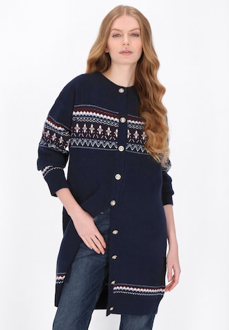 Cardigan DreiMaster Maritim en bleu : devant