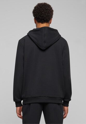 Urban Classics Zip-Up Hoodie in Black