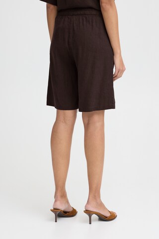 Pulz Regular Broek 'PZLUCA' in Bruin