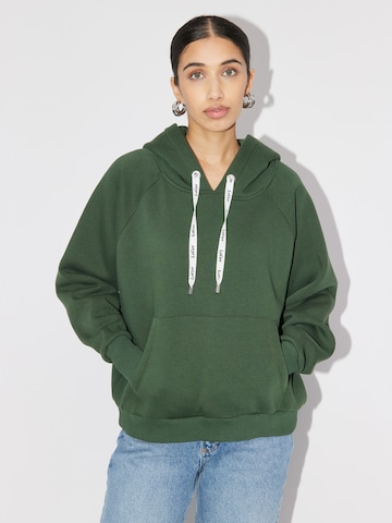 LeGer by Lena Gercke Sweatshirt 'Hayley' in Groen: voorkant