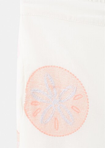 MANGO KIDS Loose fit Pants 'Sardiset' in White