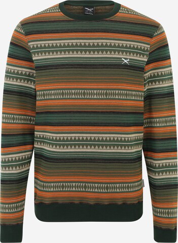 Iriedaily Sweatshirt 'Vintachi' in Green: front