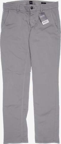 BOSS Black Pants in 33 in Grey: front