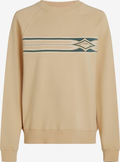 O'NEILL Sweater majica u bež / smaragdno zelena / bijela, Pregled proizvoda