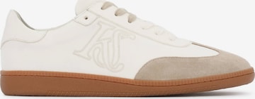 Baskets basses Kazar Studio en blanc : devant