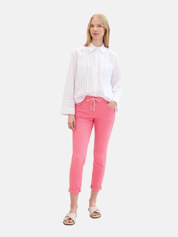 TOM TAILOR Slimfit Hose in Pink