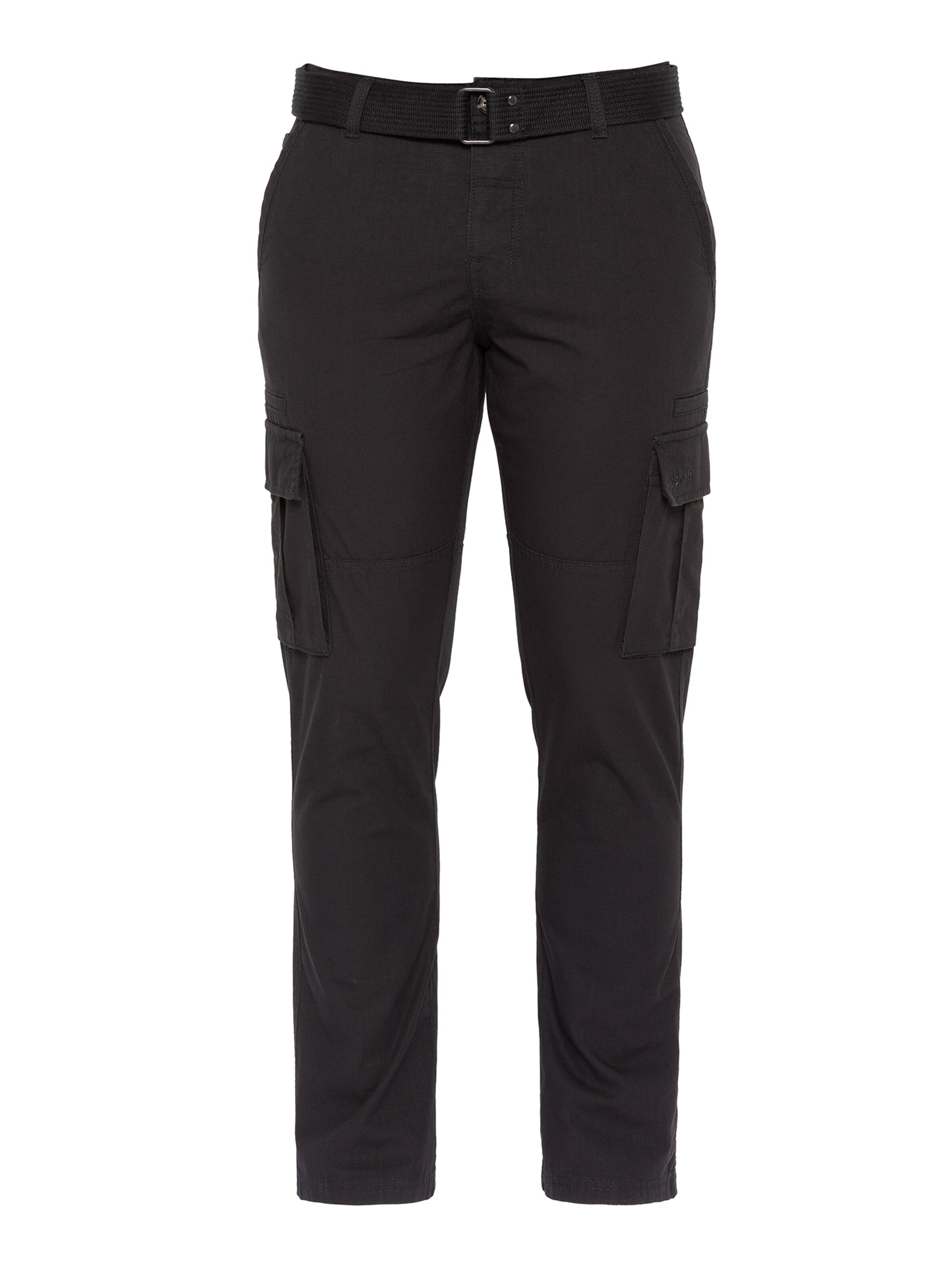 Regular Pantalon Schott NYC en noir : devant