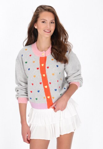 Cardigan 'Young Fashion' MYMO en gris : devant
