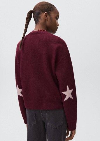 MANGO TEEN Pullover 'Estrella' in Rot