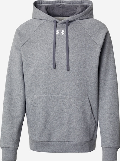 Sportinio tipo megztinis iš UNDER ARMOUR, spalva – margai pilka / balta, Prekių apžvalga