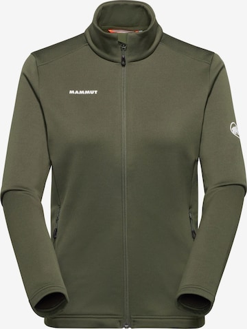 MAMMUT Funktionsfleecejacke in Grün: Vorderseite
