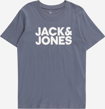 Jack & Jones Junior Shirt 'Ecorp' in Blue: front