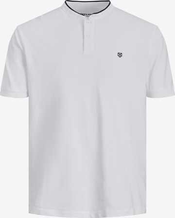 JACK & JONES Poloshirt 'BLASAINZ MAO' in Weiß: predná strana