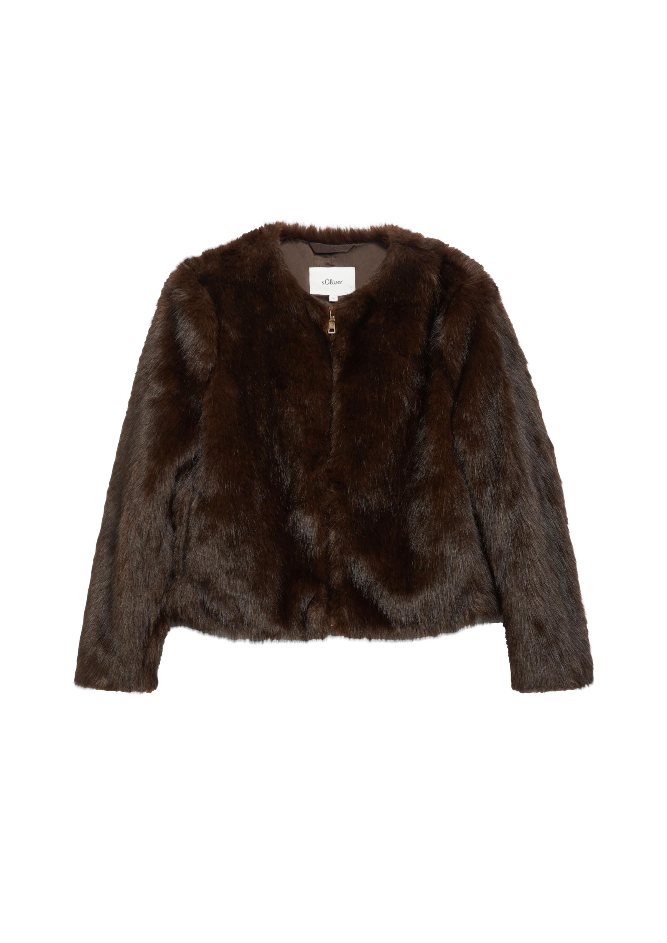 s.Oliver Tussenjas in Bruin: voorkant
