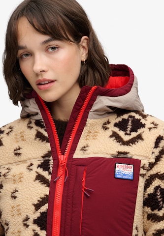 Superdry & Co Флисовая куртка в Бежевый