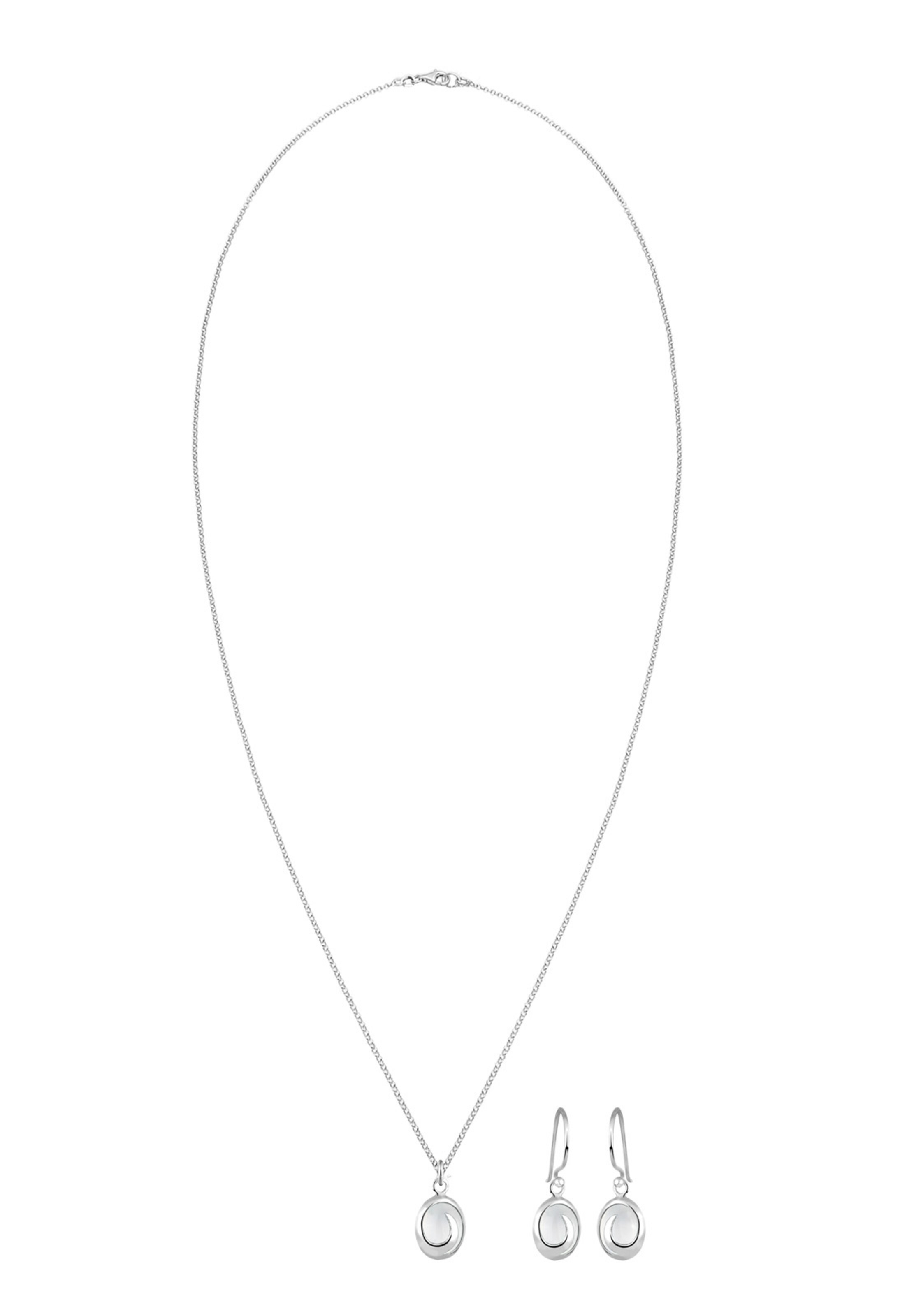 ELLI Schmuckset in Silber: Vorderseite
