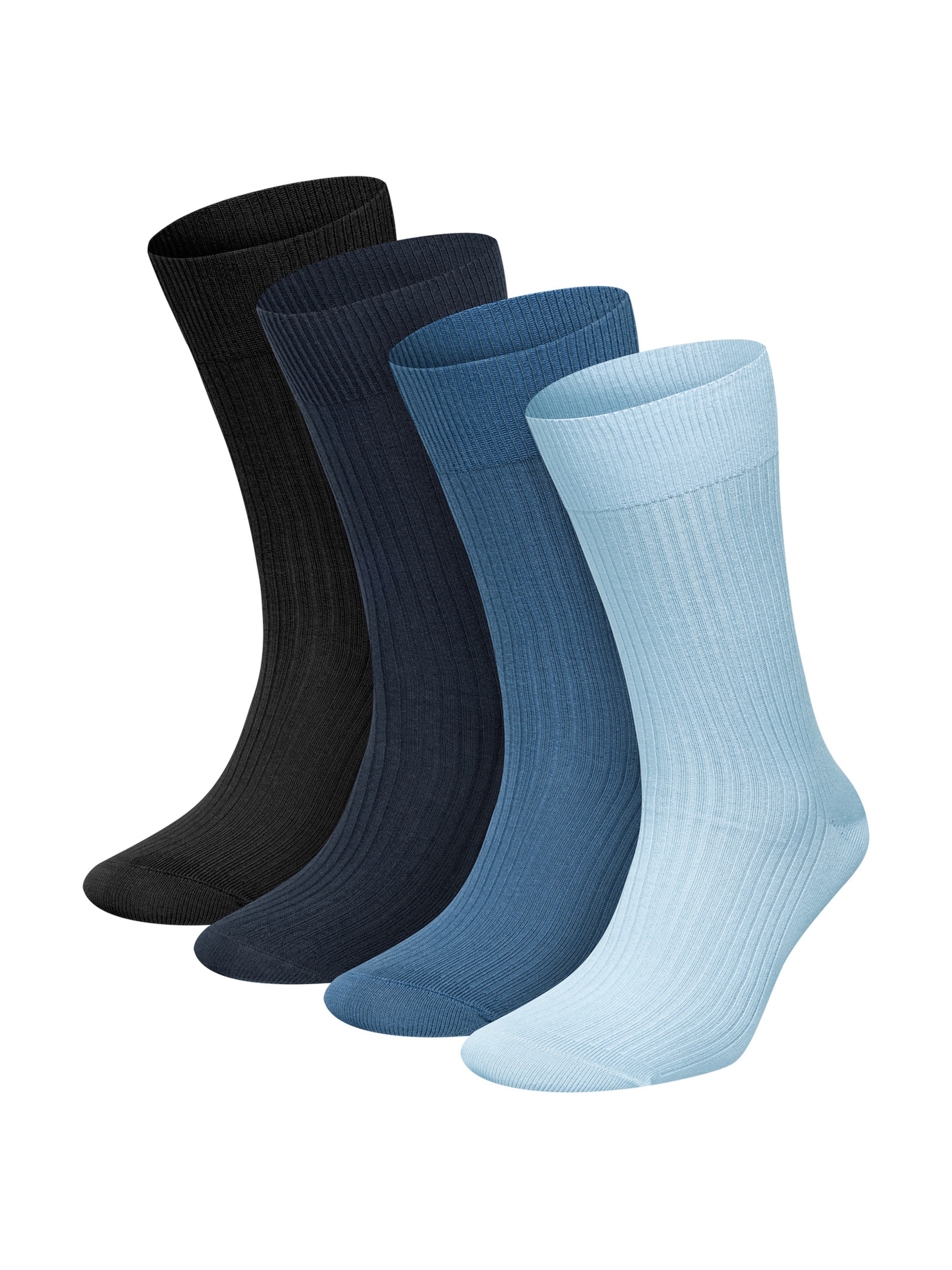 DillySocks Socken in Blau: Vorderseite