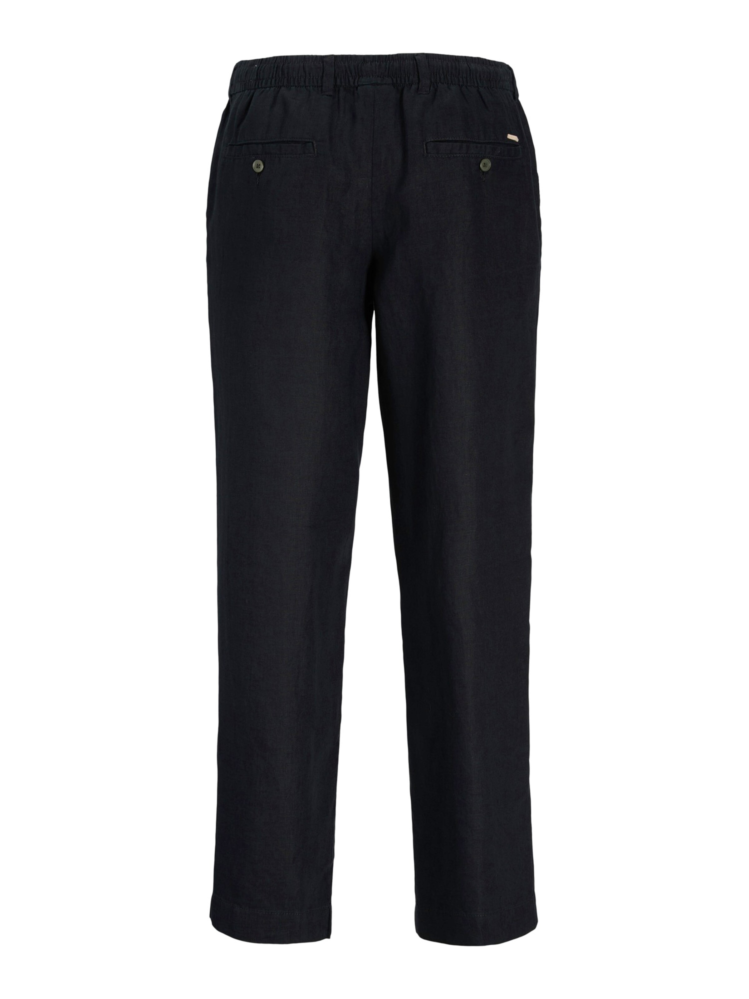 JACK & JONES Loose fit Chino trousers 'JPSTKarl JJLawrence' in Black