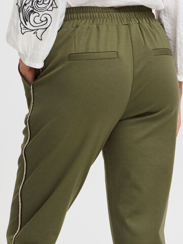 b.young Tapered Chino trousers in Green