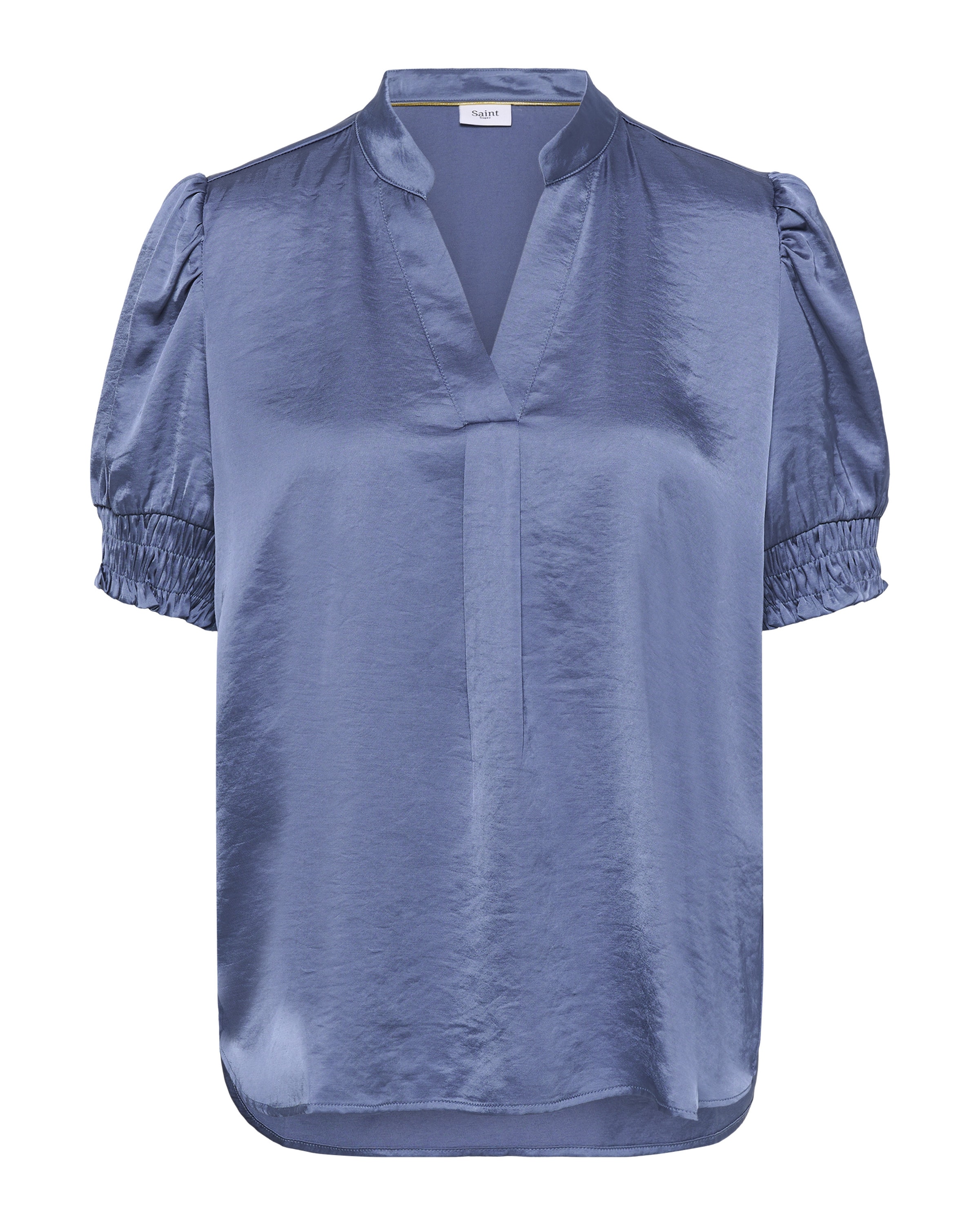 SAINT TROPEZ Bluse 'Panan' in Blau: Vorderseite