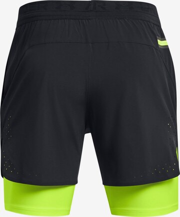 UNDER ARMOUR Regular Sportbroek 'Peak' in Zwart