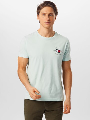 T-Shirt TOMMY HILFIGER en bleu : devant