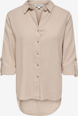 Camicia da donna '15363991' di ONLY in beige: frontale