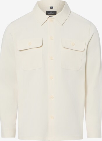 Nils Sundström Overhemd in Beige: voorkant