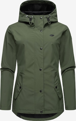 Veste fonctionnelle 'Margge' Ragwear en vert : devant