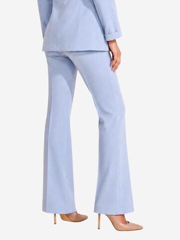 I AM Regular Trousers with creases 'Pantaloni Svasati PE26100' in Blue