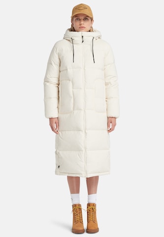 TIMBERLAND Winter Coat in White: front