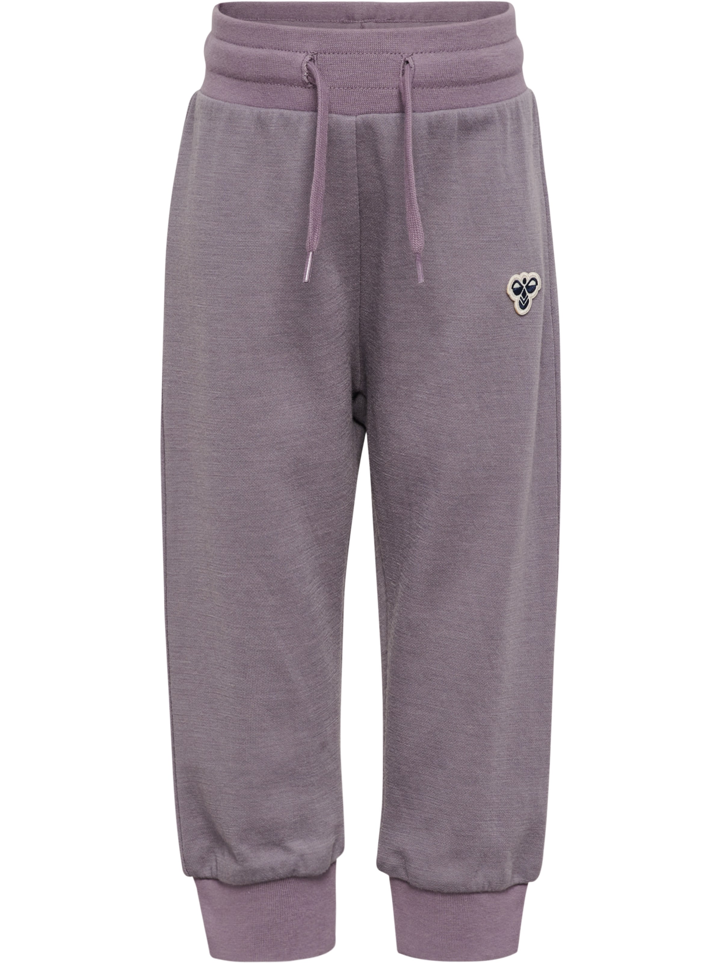 Hummel Tapered Broek in Grijs: voorkant