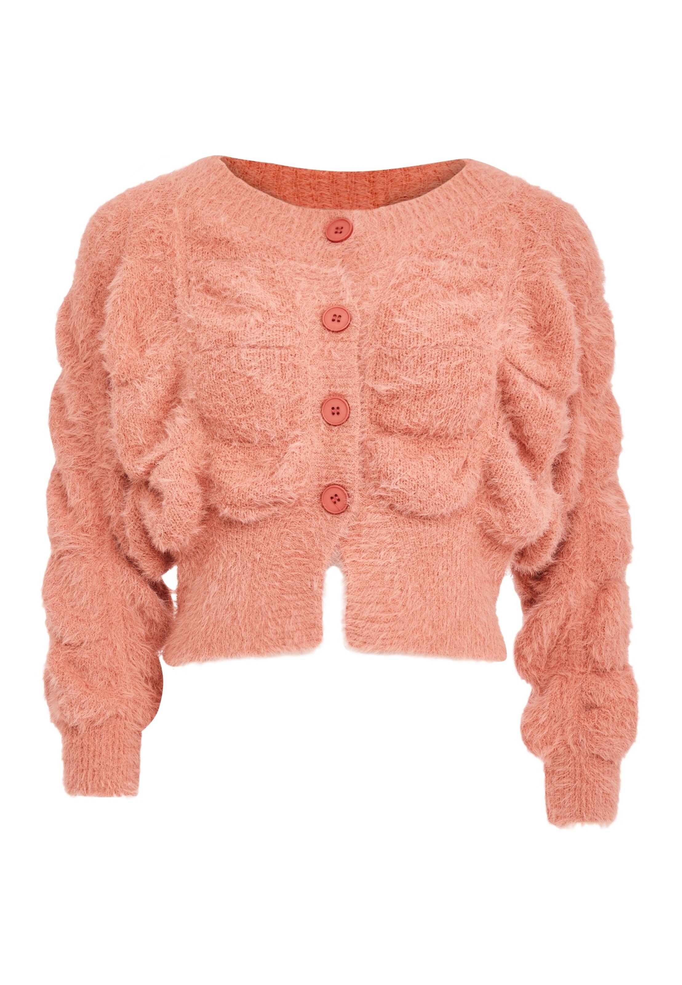 Poomi - Casaco de malha em laranja: frente