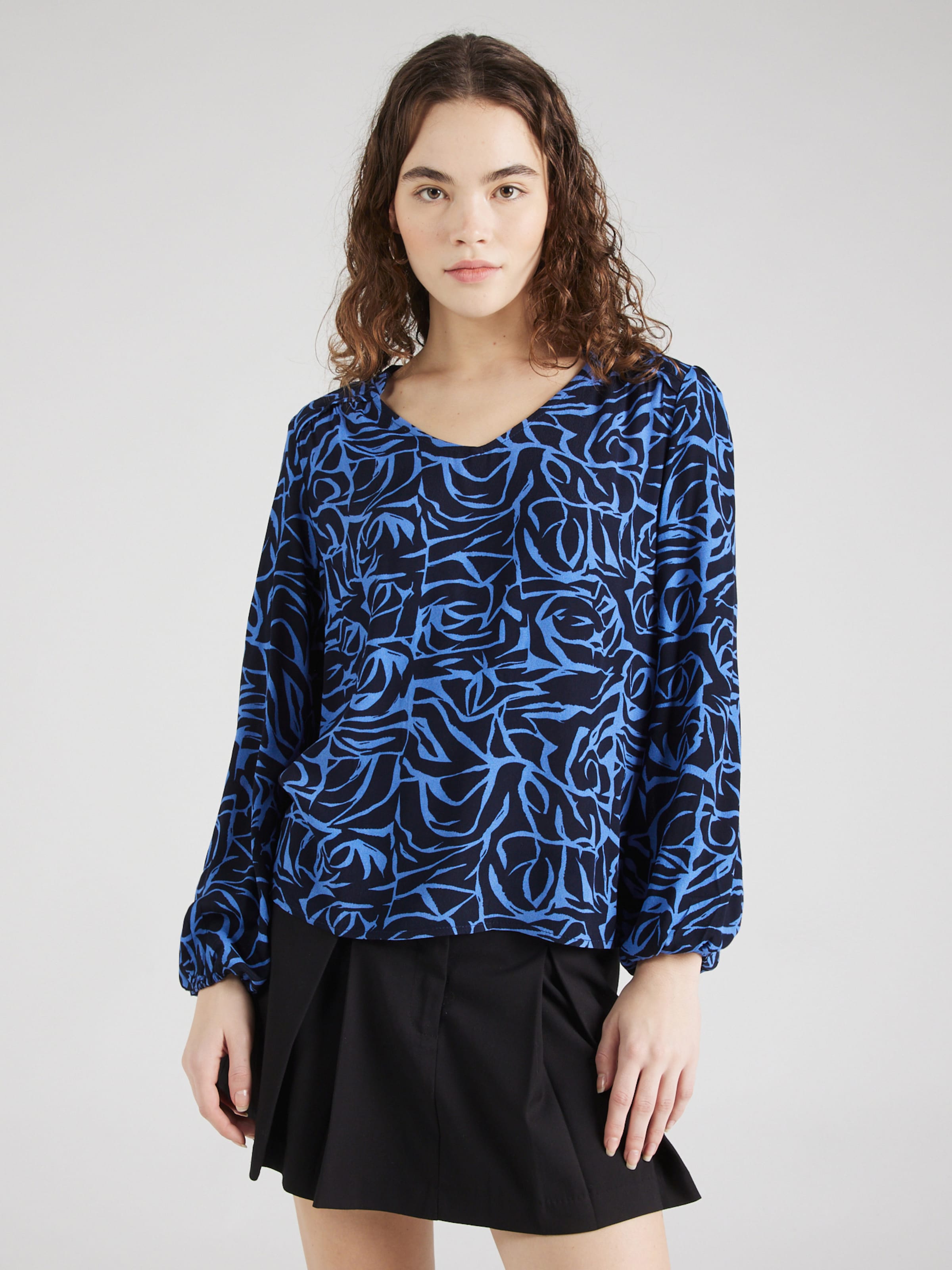 ZABAIONE Blouse \'Ga44ia\' in Navy, Royal | Blue YOU ABOUT