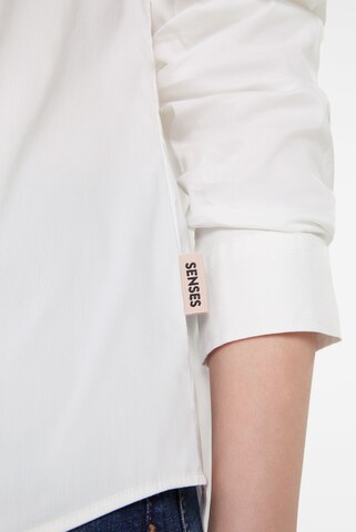 SENSES.THE LABEL Bluse in Weiß
