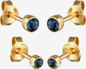 Boucles d'oreilles ELLI en bleu : devant