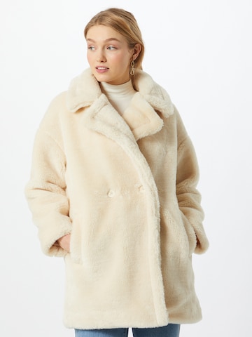 GLAMOROUS Přechodný kabát – bílá: přední strana