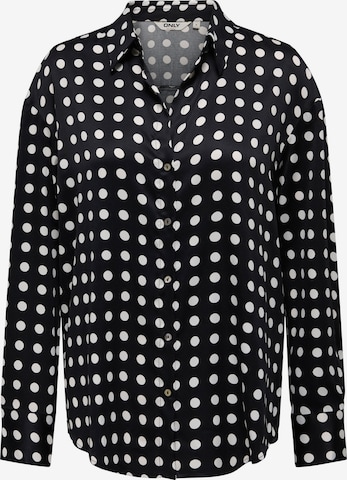 ONLY - Blusa 'LYDIA' en negro: frente